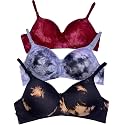 BRIELLE Women39s Padded Non-Wired Full Coverage Bra