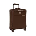 Briggs &amp; Riley Global 21" Carry On Expandable Spinner - Luggage for International Travel, Suitcases with Wheels, Softside Rolling Bag for Men &amp; Women, Baseline Collection, Chocolate