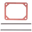 Briggs Stratton Head Gasket 273486 690971 690981 690982 with Two Push Rods Set fits the 446777 Engine 401577-0123-B1 20A114, 405777,total 3PCS.
