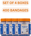 BRIGHT AID Regular Bandaid With Strong Adhesion & Flexibility(100pcs/jar) Adhesive Band Aid