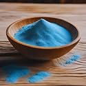 Rangoli Powder Sky Blue Color 200 Gram Diwali Floor Decoration Art Muggu Powder Diwali Decoration Creativity Rang for Home Navratri Pongal Pooja Mandir