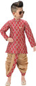 Bright Garments Dresses Boys Wedding Kurta and Dhoti Pant Set (Gold Pack of 2)