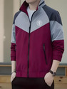 BRIGHT KRAFT Men Colorblock Sports Jacket