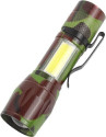BRIGHT LIGHT ONLITE Army Aluminum COB Tactical Torch Waterproof LED USB Rechargeable Torch (Multicolor, 9 cm)