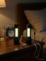 BRIGHT LIGHT ONLITE Portable Aluminum COB Tactical Torch Waterproof LED USB Rechargeable Torch Torch