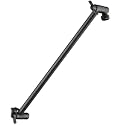 BRIGHT SHOWERS Solid Brass Shower Head Extension Arm, 15 Inch Adjustable