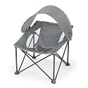 Bright Starts Pop 'N Chill Baby Chair, Portable Travel Seat, UPF 50+ Canopy