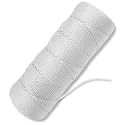 Bright White Twine String - #18 Strong Nylon String - 500 Ft Length - White String for Gardening, Nylon Twine for Plants
