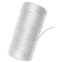 Bright White Twine String - #18 Strong Nylon String - 1000 Ft Length - White String for Gardening, Nylon Twine for Plants