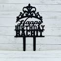 Bright Wood Craft Happy Birthday Cake Topper For Birthday Decoration/Happy Birthday Party Cake Decoration Item/Special Cake Decoration For Girls/Boys/Kids/Wife/Husband