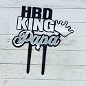 Happy birthday cake topper for decorating items