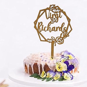 personalized customised exclusive cake topper for birthday engagement wedding anniversary baby shower valentine39s day cake decoration theme party multicolor pack of 1 style-1