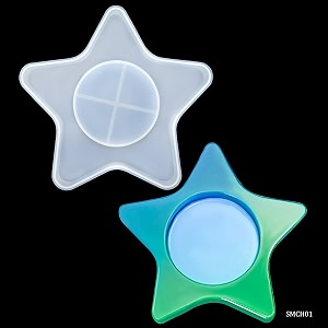 tealight candle holder mold star shaped silicone resin molds for epoxy resin casting