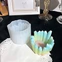 Tealight Candle Holder Resin Molds Silicone,Round Sphere Ball Shaped Tea Light Candle Holder Silicone Molds for Resin (Crystal Tea Light Holder Mold)