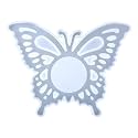 Tealight Candle Holder Resin Molds Silicone,Round Sphere Ball Shaped Tea Light Candle Holder Silicone Molds for Resin (Butterfly Tea Light Holder Mold)
