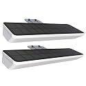 Brighticonics Solar Real Estate Sign Light, Cold White 6000K, 2-Pack
