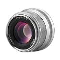 Brightin Star 35mm Lens APS-C Large Aperture Portrait Lens Mirroless Camera (Silver(for Sony E), 35mm F1.2)