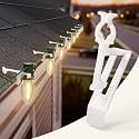 Brightown Christmas Light Clips, 400 Pack Universal C7 C9 Shingle Clips