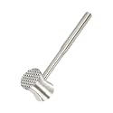 Brigii Meat Tenderizer Mallet, 304 Stainless Steel Meat Pounder, 2-in-1