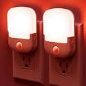 Briignite Red Motion Sensor Night Light Night