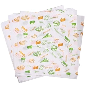 butter paper roll for kitchen food wrap - premium non-stick butter wrapping paper  greaseproof heat-resistant parchment for kitchen food wrap 500 sheet with size 10x11 inch