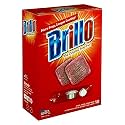 Brillo Steel Wool Soap Pads, Long Lasting, Original Red Scent Cleaning (Original, 10 Count (Pack of 12))