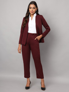 brinns women formal suit solid suit