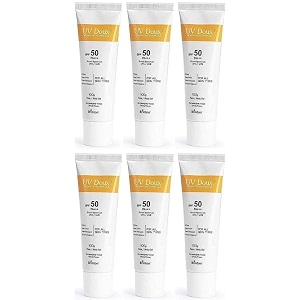 brinton sunscreen benzene-free spf 50 pa uvdoux face amp body sunscreen gel with spf 50 pa100gm x pack of 6