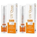 UV Doux Sunscreen Lotion SPF 30 | India’s No.1 Dermatologist Recommended Brand | Oil-Free | Mineral UVA & UVB Protection | Sweat & Water Resistant | Non-Greasy | Dry & Sensitive Skin | 50 ml Pack of 2