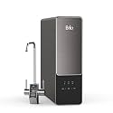 Brio AQUUS TROE800COL Reverse Osmosis Water Filtration System, 4-Stage Tankless RO Water Filter System for Under Sink, 800 GPD, 2:1 Pure to Drain, Reduces TDS, Smart Faucet, USA Support, Black/Silver