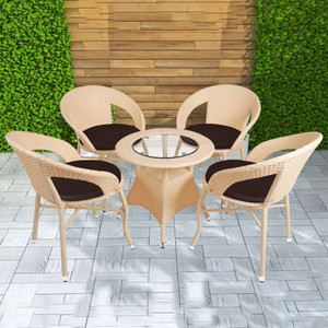 BRISHI Metal Table Chair Set