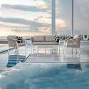 BRISHI Outdoor Sofa Set || Balcony Sofa || Patio Furniture Sets | Conversation Sets | Braid &amp; Rope Garden Sofa Set and Center Table (4 Seater Sofa 'Black')