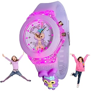Brishti 3D Cartoon Character Multicolored Glowing Digital