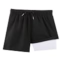 BRISIRA Boys Swim Trunks Bathing Suit Compression Boxer Brief Liner Swim Shorts Swimsuit Anti-Chafe Toddler Kids Youth Teen