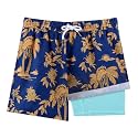 BRISIRA Boys Swim Trunks Bathing Suit Compression Boxer Brief Liner Swim Shorts Swimsuit Anti-Chafe Toddler Kids Youth Teen