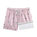BRISIRA Boys Swim Trunks Bathing Suit Compression Boxer Brief Liner Swim Shorts Swimsuit Anti-Chafe Toddler Kids Youth Teen