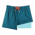 BRISIRA Boys Swim Trunks Bathing Suit Compression Boxer Brief Liner Swim Shorts Swimsuit Anti-Chafe Toddler Kids Youth Teen