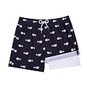 BRISIRA Boys Swim Trunks Bathing Suit Compression Boxer Brief Liner Swim Shorts Swimsuit Anti-Chafe Toddler Kids Youth Teen