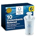 Brita Plus Replacement Water Filter, For Pitchers and Dispensers, 6 Pack