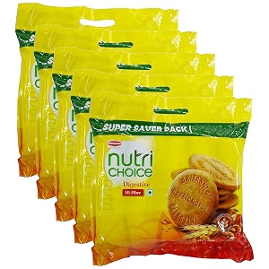 britannia nutri choice digestive biscuits 1 kg pack of 5 promo pack