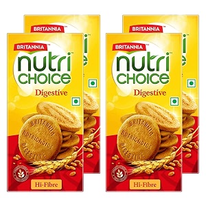 britannia nutri choice high fibre digestive biscuits 250 g pack of 4