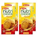 Britannia Nutri Choice High Fibre Digestive Biscuits, 250 g Pack of 4