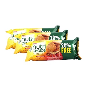 britannia spar combo - nutri choice digestive biscuit 100g pack of 3 promo pack
