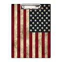 Britimes Clipboard, Hardboard, 12.6" x 8.9" Office School, US Flag