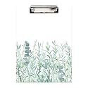 Britimes Clipboard, Hardboard, 12.6" x 8.9" Office School, Green Plant