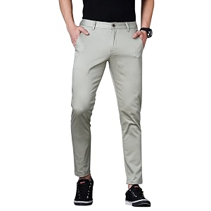 British Club 100 Cotton Slim Fit Flat-Front