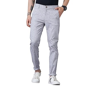 British Club 100 Cotton Slim Fit Flat-Front