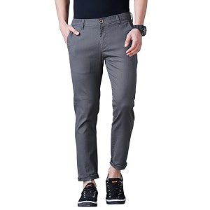 British Club 100 Cotton Slim Fit Flat-Front