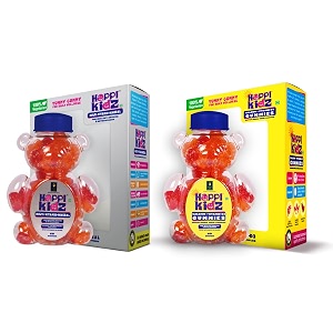 british life sciences pvt ltd nutrition for a healthy beginning s happi kidz calcium  vitamin d3 gummies amp happi kidz multivitamin gummies combostrong bonesmuscles and teethboosts immunity