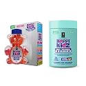 British Life Sciences Happi Kidz Multivitamin Gummies + Minerals &amp; Happi Kidz Zinc+Vitamin C Gummies Combo | Natural, Strong Bones, Muscles and Teeth, Boosts Immunity